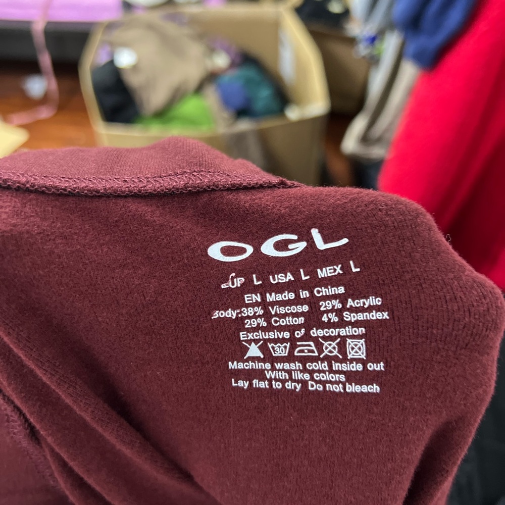 OGL Women's Maxi Skirt in Wine - Picture 4 of 5